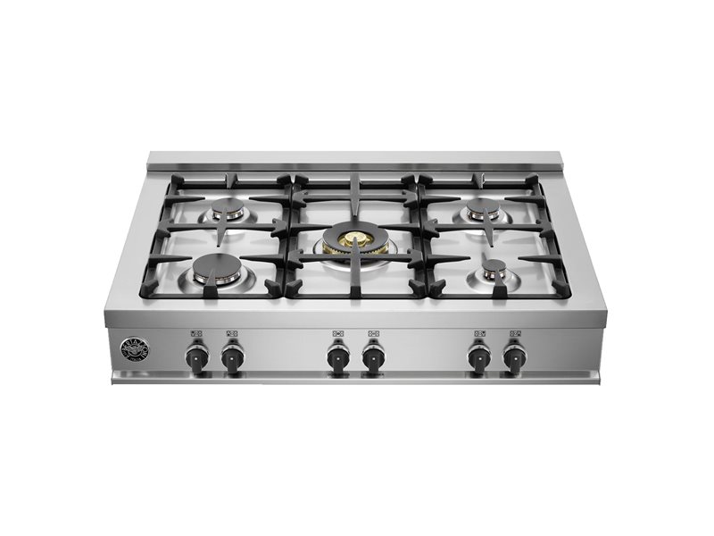 36 Rangetop 5 Burners | Bertazzoni - Stainless